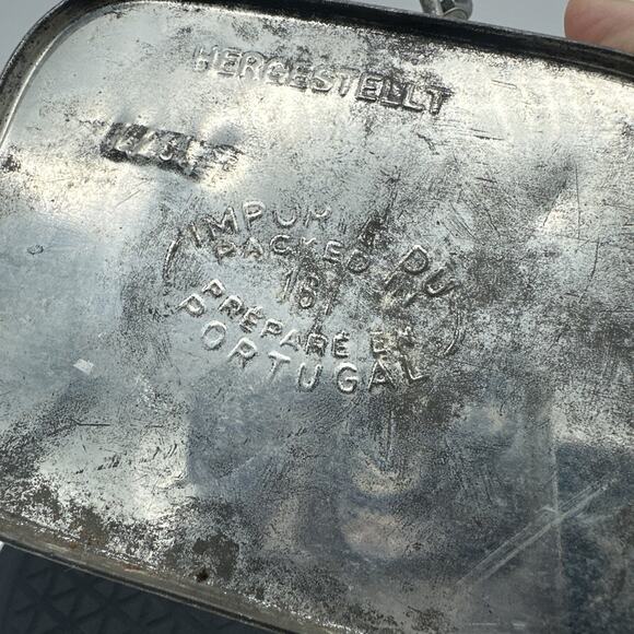 Super Rare Vintage Hergestellt Christmas Ornament Mouse In Sardine Can - Picture 7 of 7